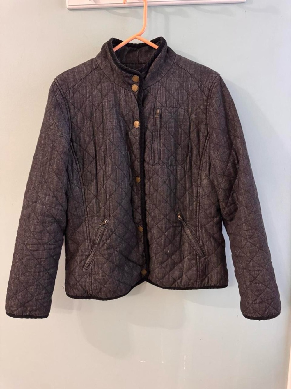 Lauren Ralph Lauren Barn Chore Jacket in Dark Gray